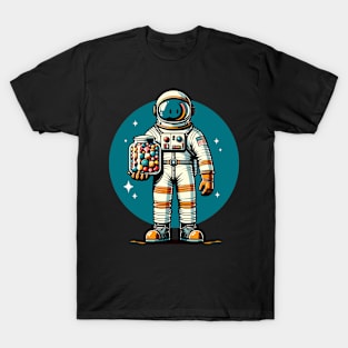 Astronaut carrying a candy jar T-Shirt